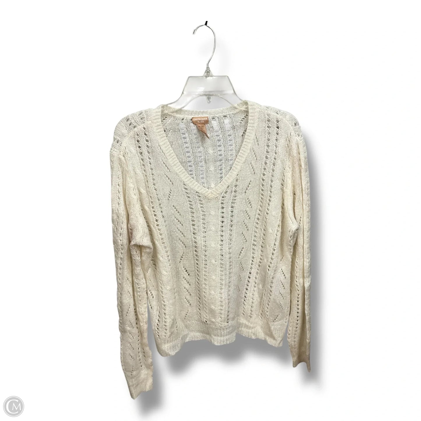 Sweater By Canyon River Blues In Cream, Size: Xl