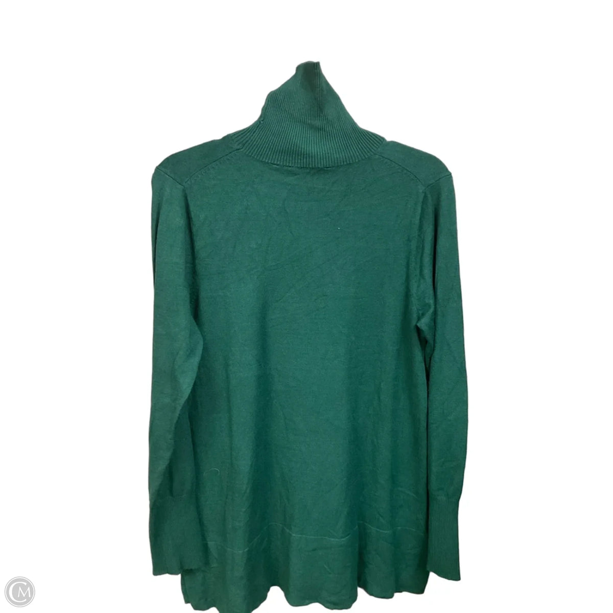 Top Long Sleeve Basic By Soft Surroundings In Green, Size: M