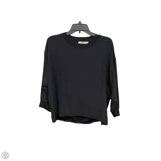 Top Long Sleeve By Vince In Black, Size: S