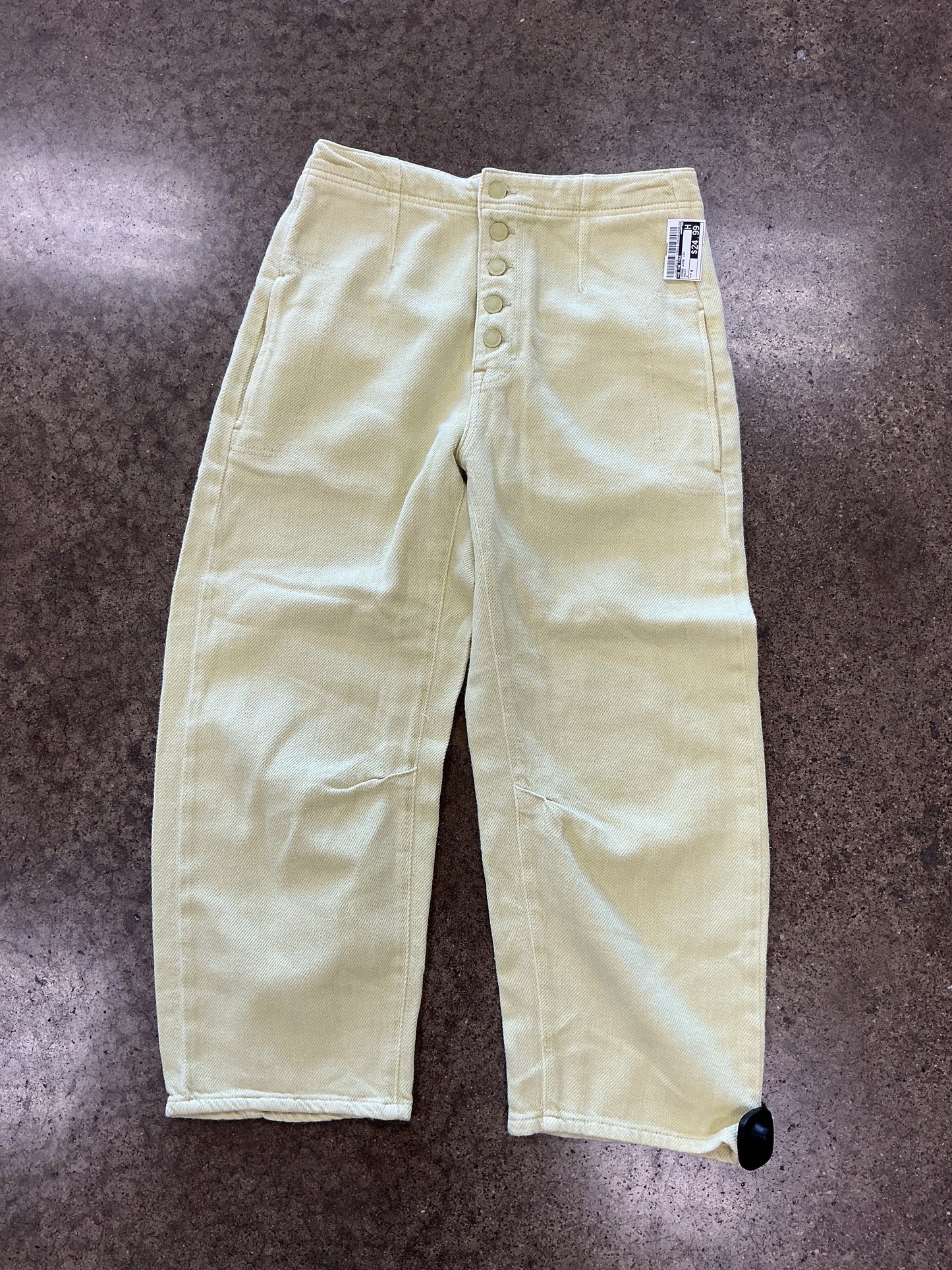 Jeans Wide Leg By We The Free In Green, Size:4