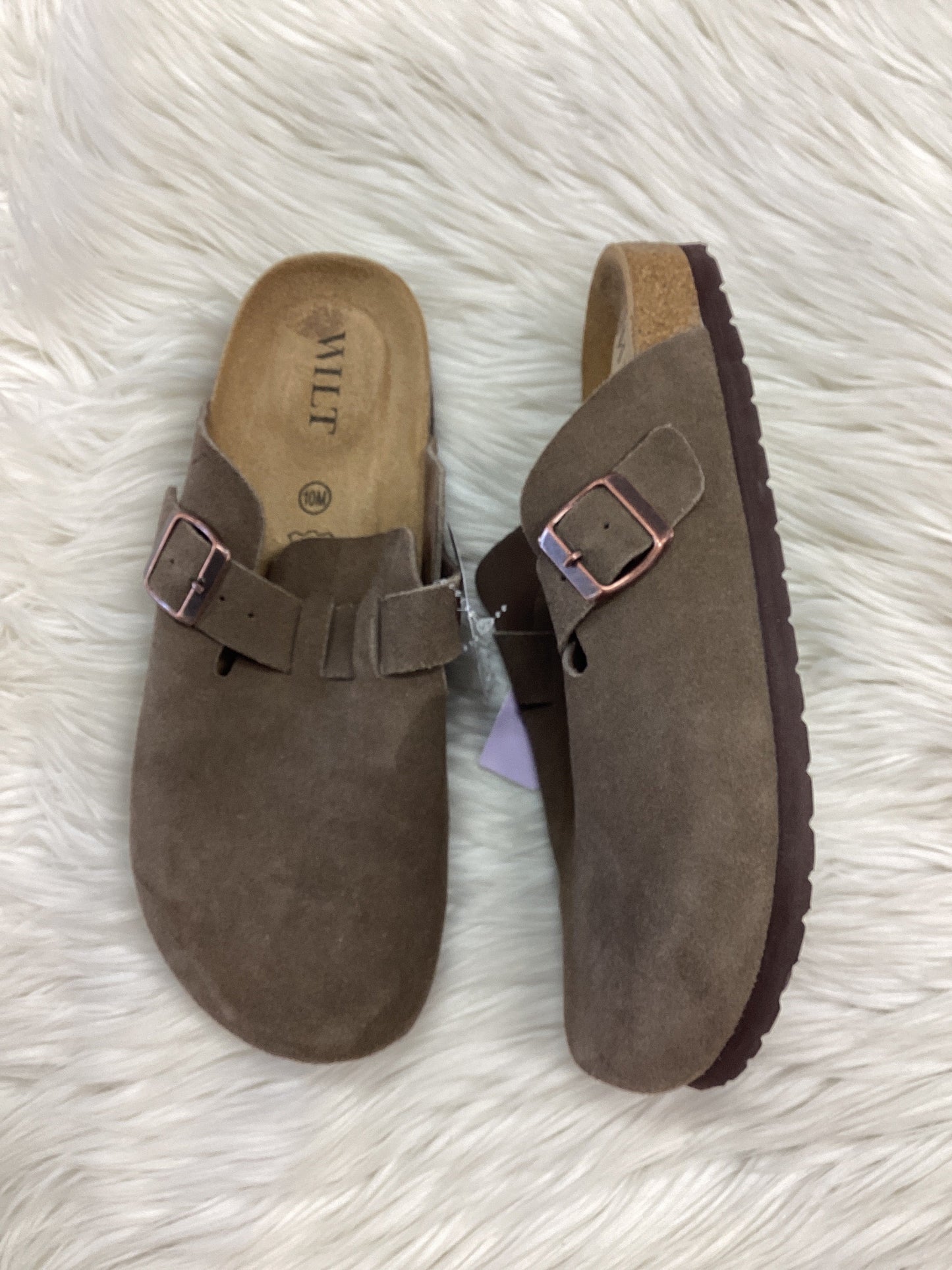 Shoes Flats By Wilt In Brown, Size:10