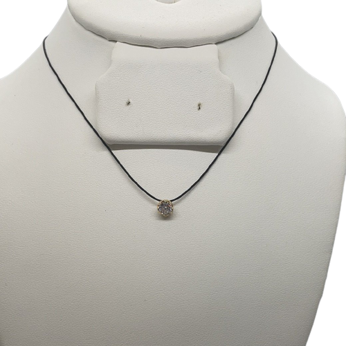 Black Choker with Diamond Necklace by Clothes Mentor