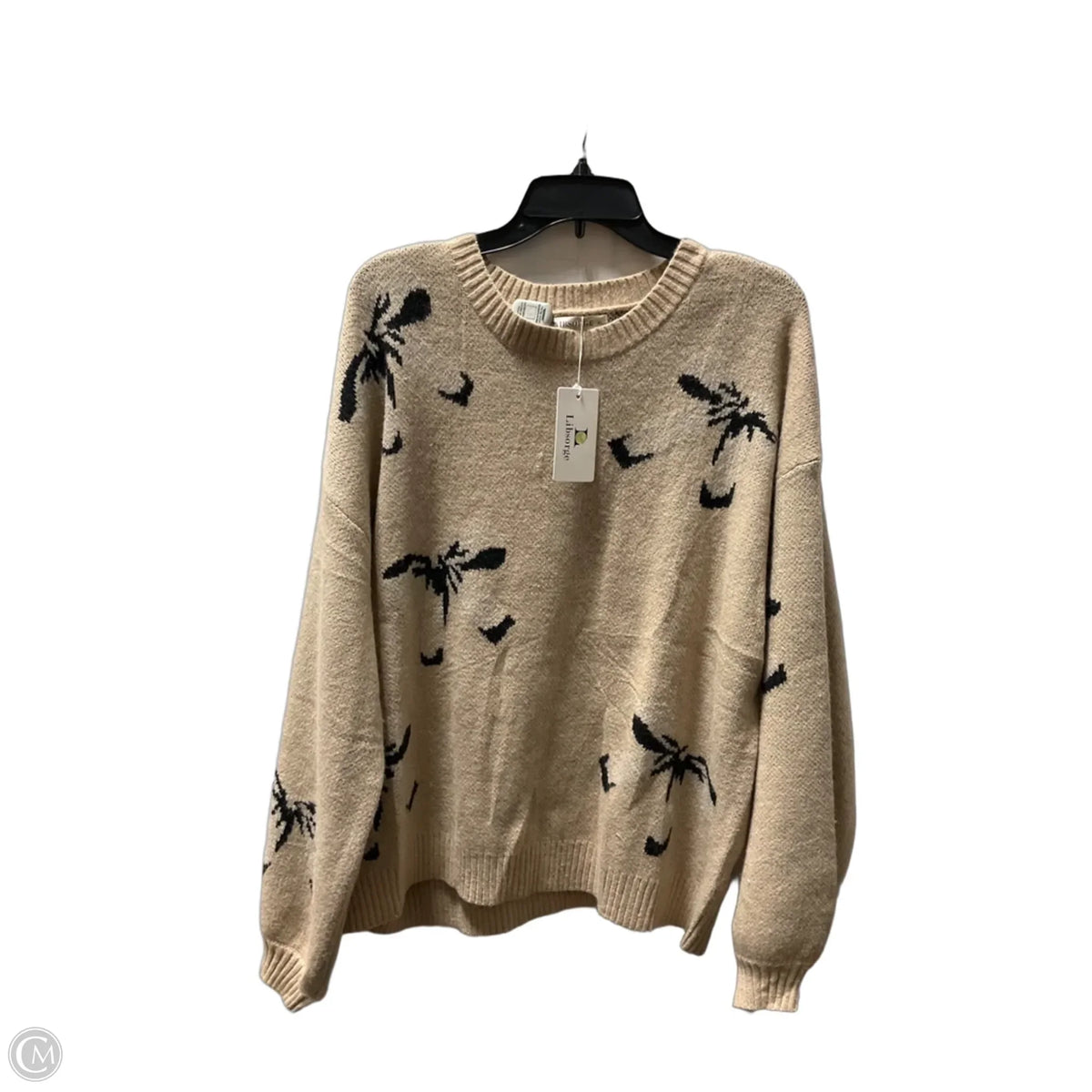 Sweater By Clothes Mentor In Tan, Size: Xl