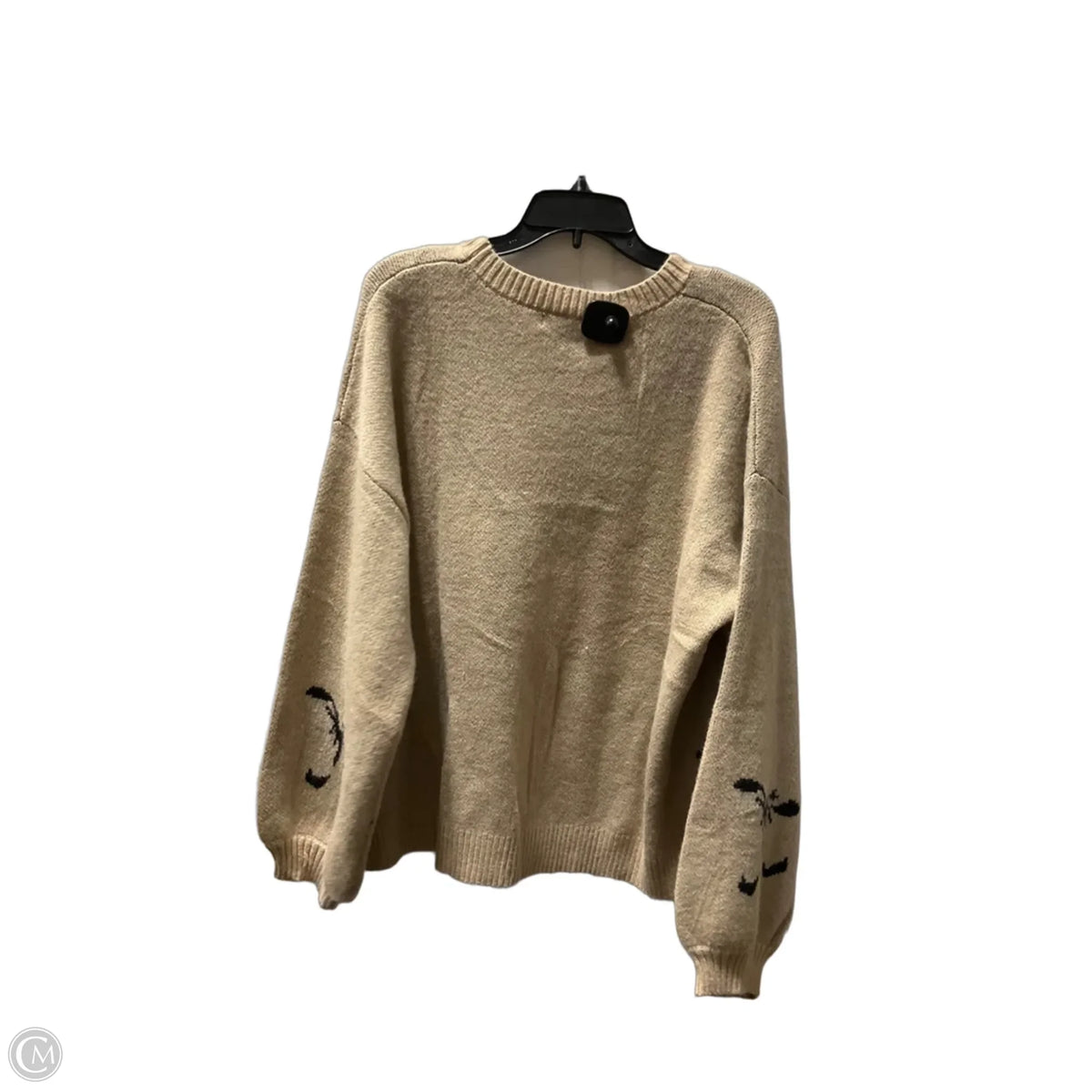 Sweater By Clothes Mentor In Tan, Size: Xl