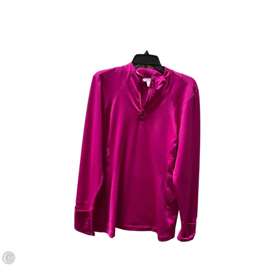 Athletic Jacket By Athletica In Pink, Size: Xl