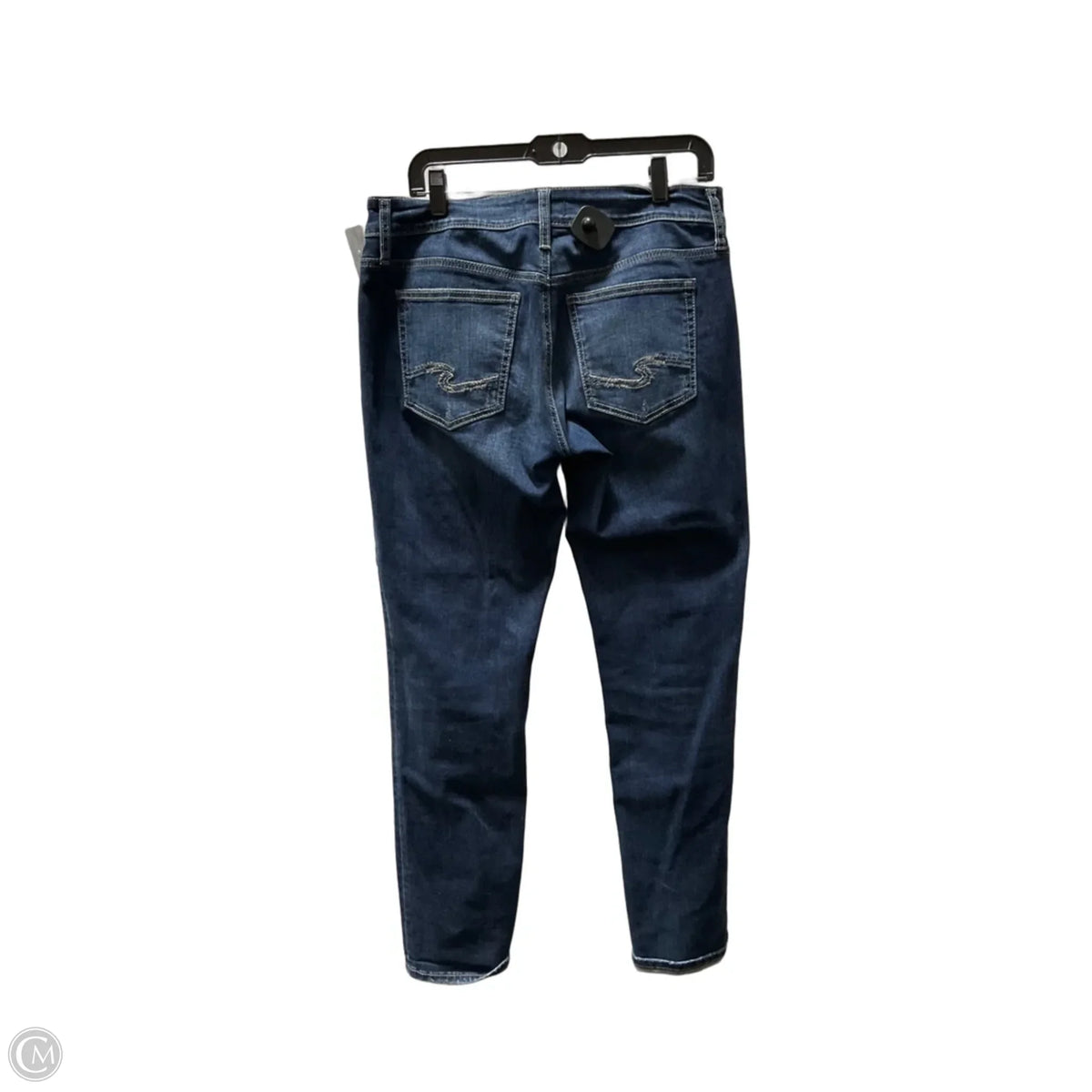 Jeans Straight By Silver In Blue Denim, Size: 12