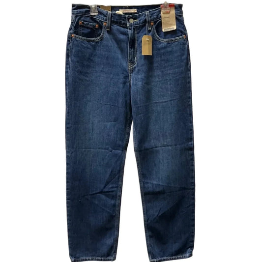 Jeans Straight By Levis In Blue Denim, Size: 8