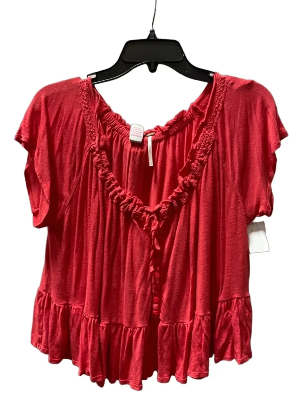 Top Short Sleeve By We The Free In Red, Size: S