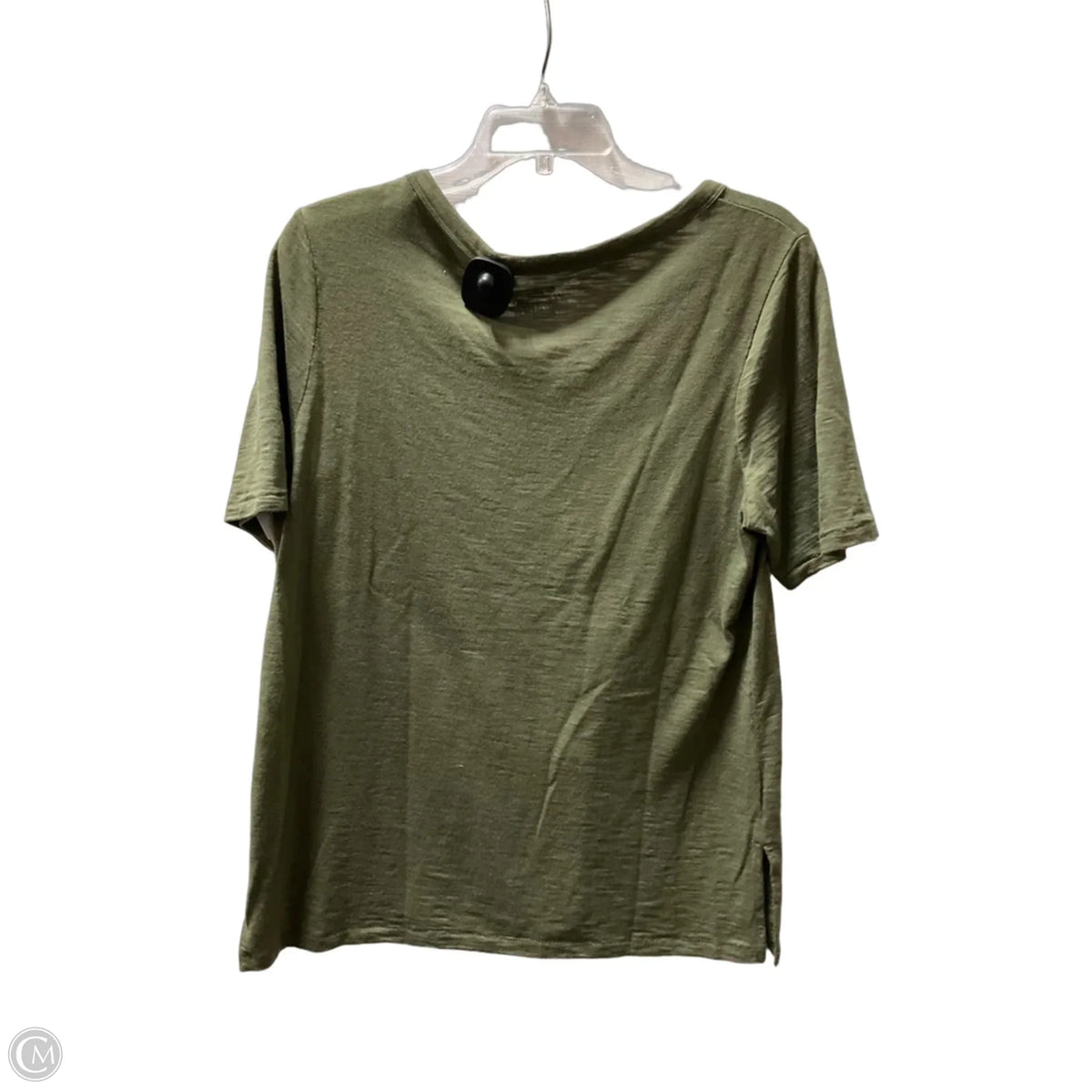 Top Short Sleeve By Chicos In Green, Size: M