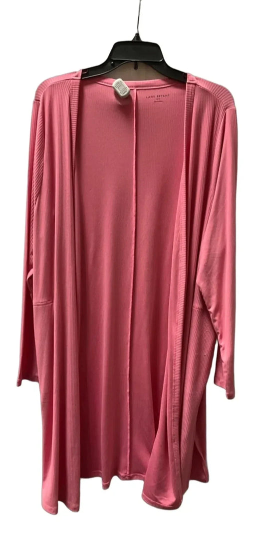 Cardigan By Lane Bryant In Pink, Size: Xl