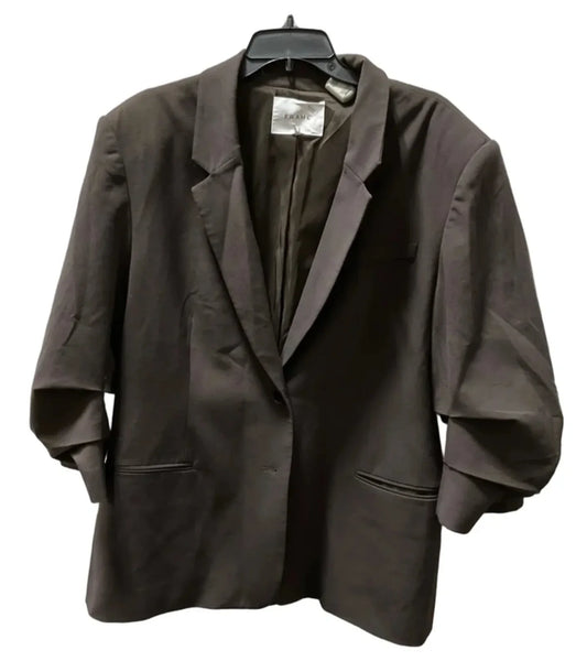 Blazer By Frame In Brown, Size: Xl
