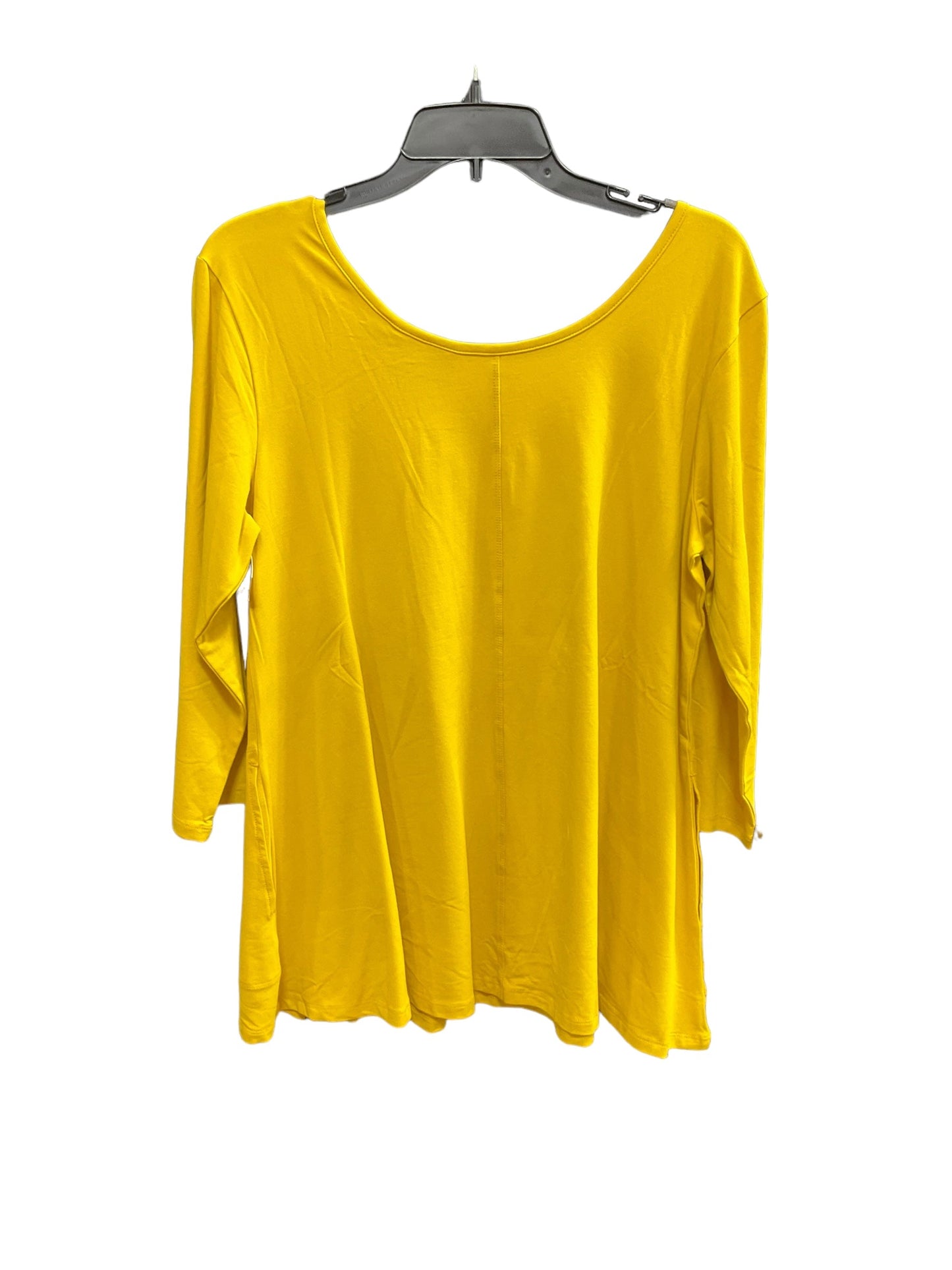 Yellow Top Long Sleeve Basic Attitude, Size M