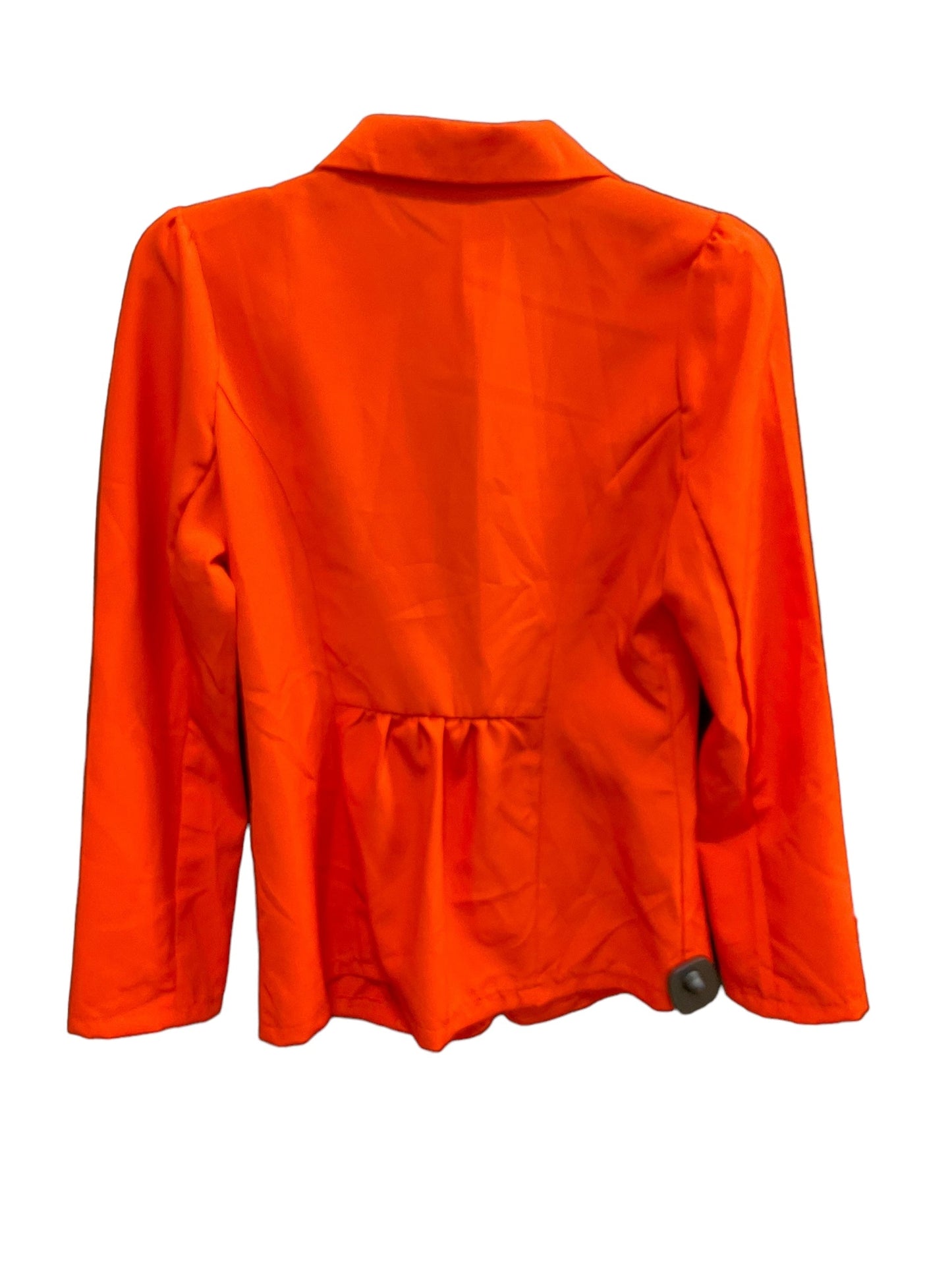 Orange Blazer Clothes Mentor, Size S