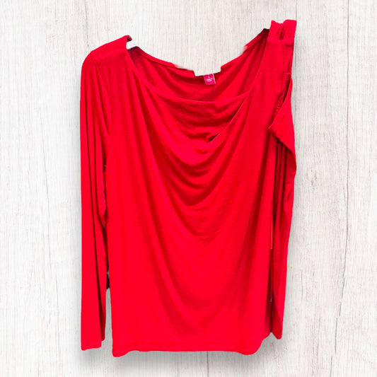 Red Top Long Sleeve Vince Camuto, Size S