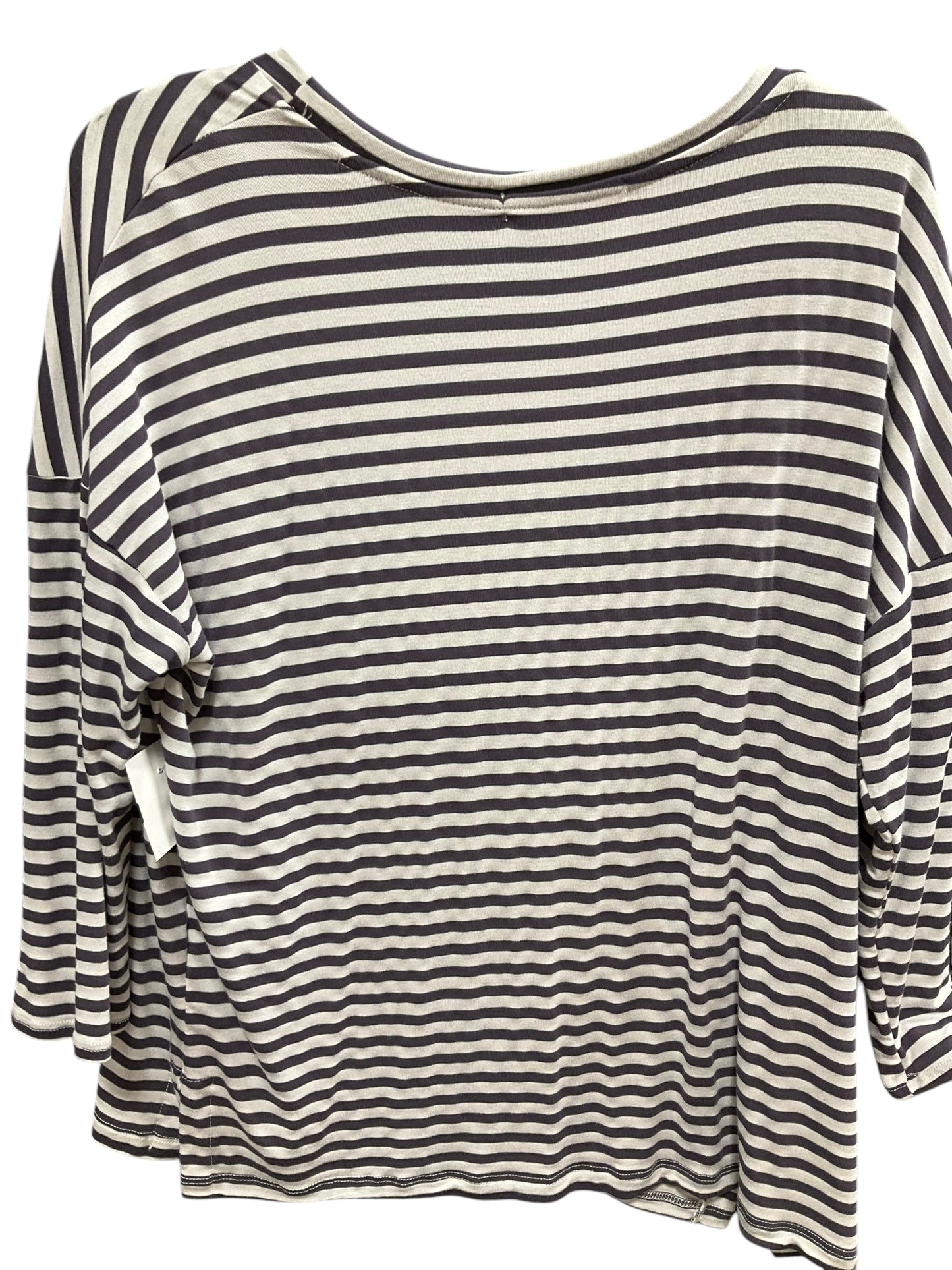 Top Long Sleeve Basic By Ellison In Striped, Size: M