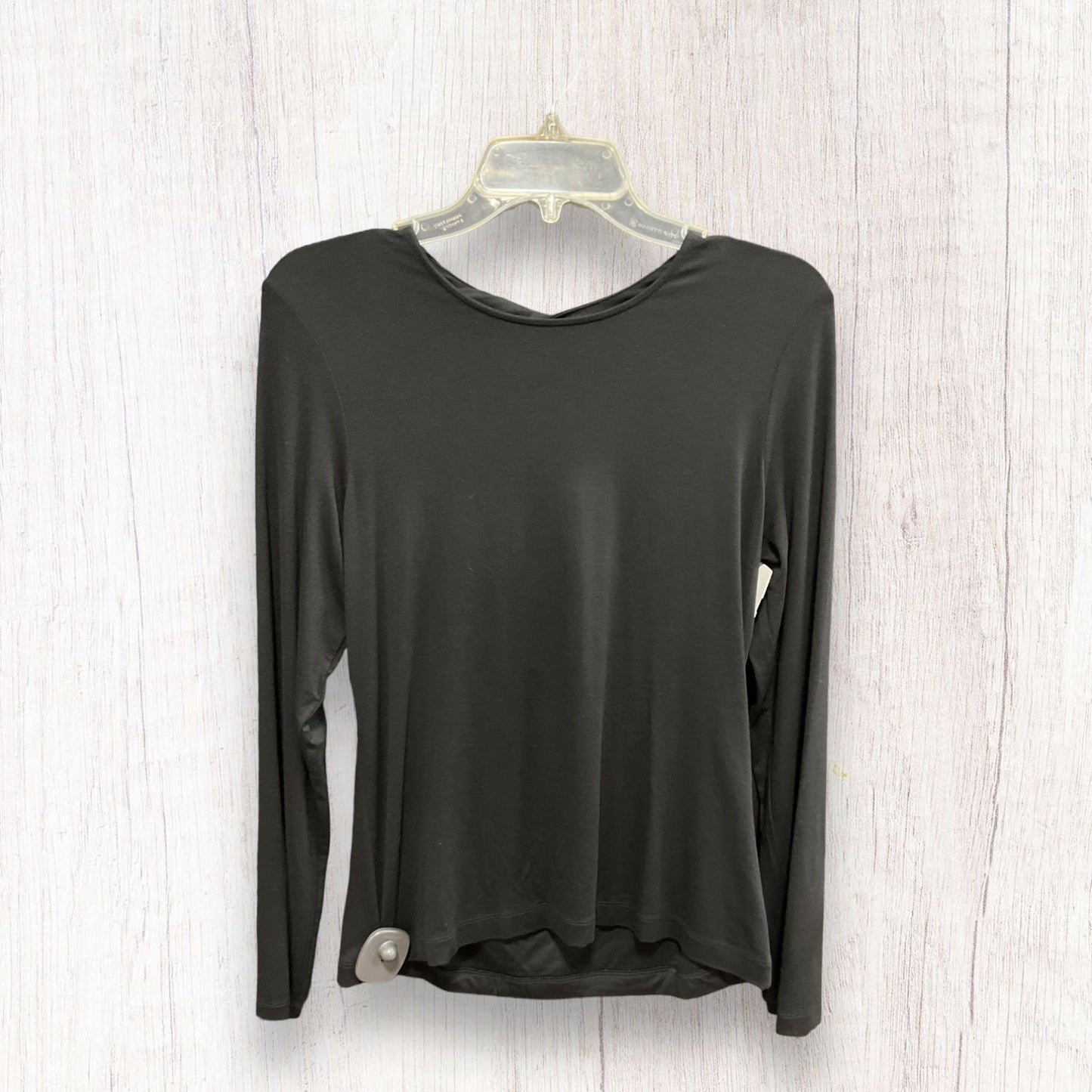 Top Long Sleeve Basic By Banana Republic In Black, Size: M