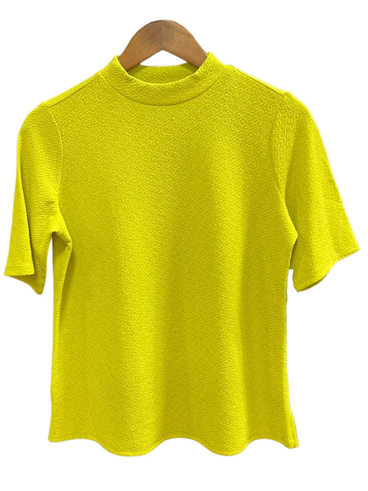 Yellow Top Short Sleeve Worthington, Size M