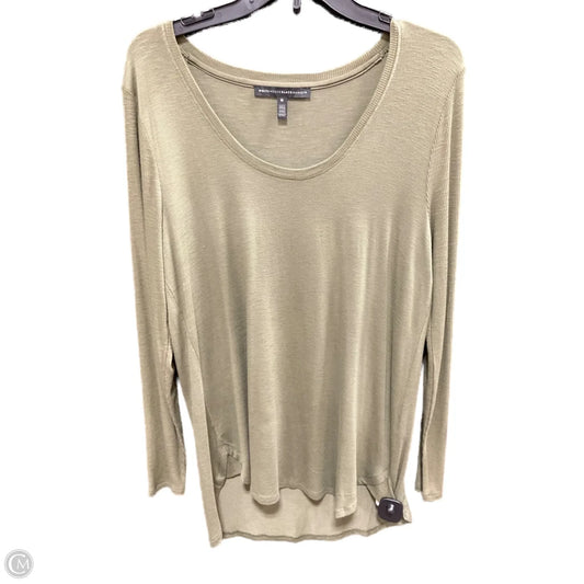 Top Long Sleeve Basic By White House Black Market In Green, Size: M