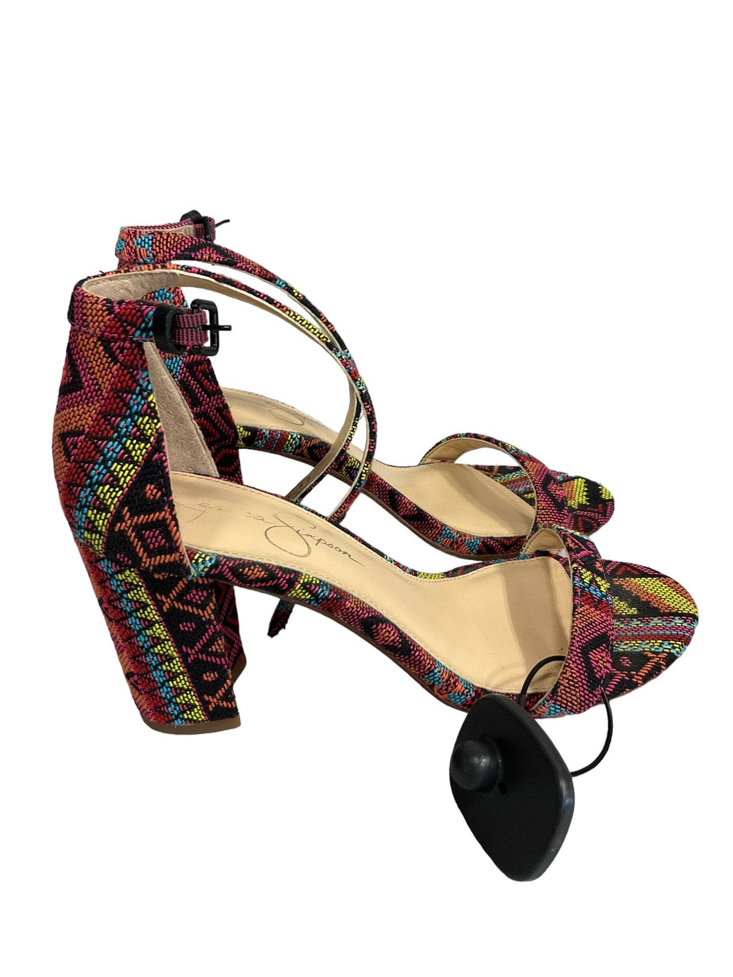 Sandals Heels Block By Jessica Simpson  Size: 8