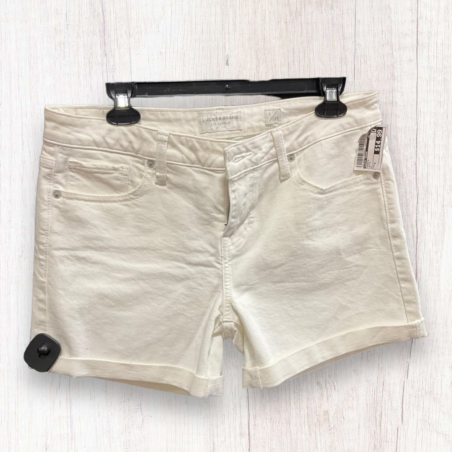 White Shorts Lucky Brand, Size 8