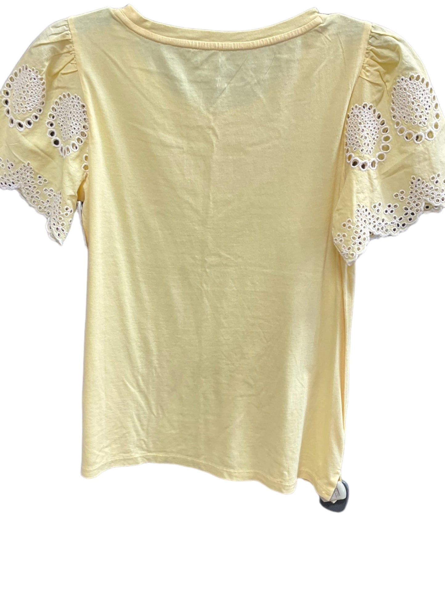 Yellow Top Short Sleeve Talbots, Size S