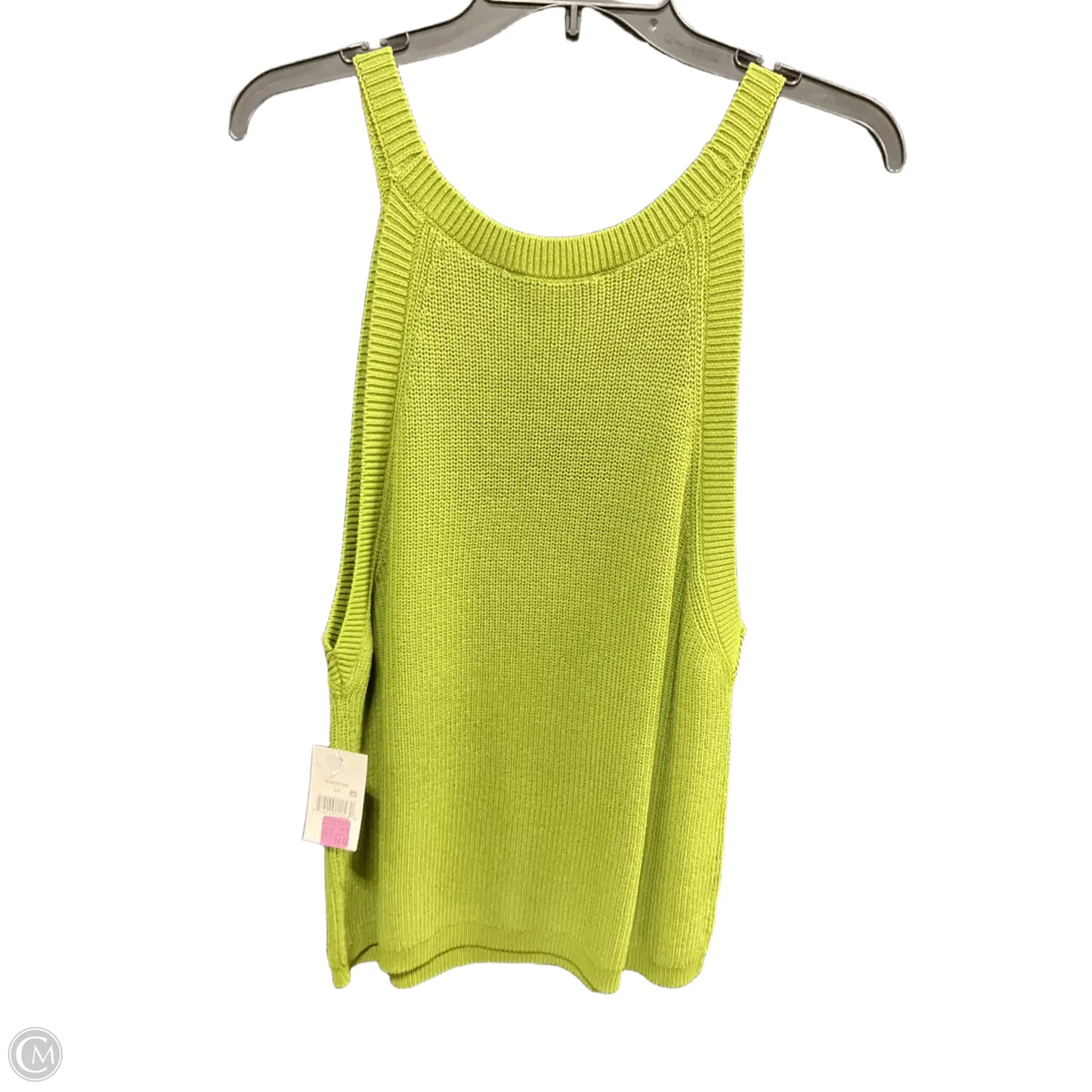 Top Sleeveless Basic By Ophelia Roe In Green, Size: 2x