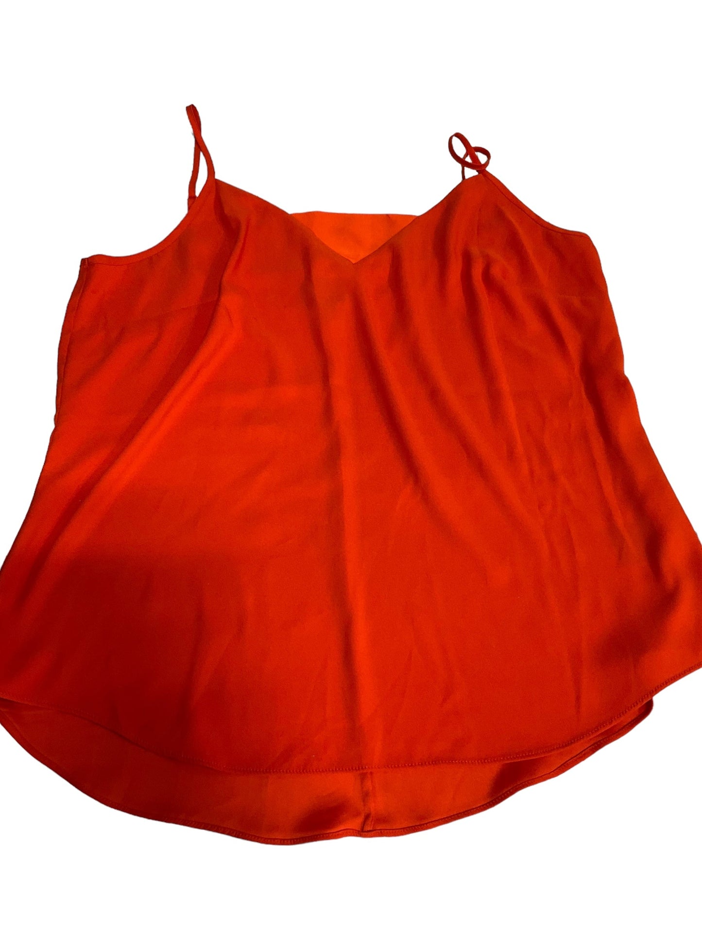 Orange Top Sleeveless Basic Worthington, Size L