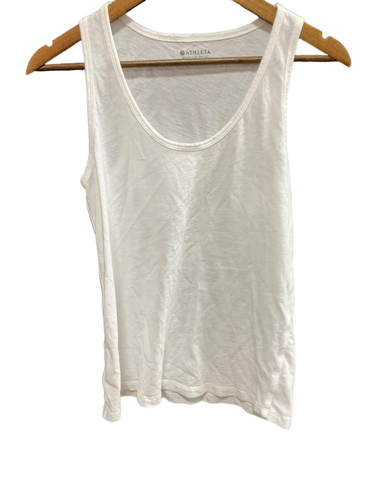 White Athletic Tank Top Athleta, Size S