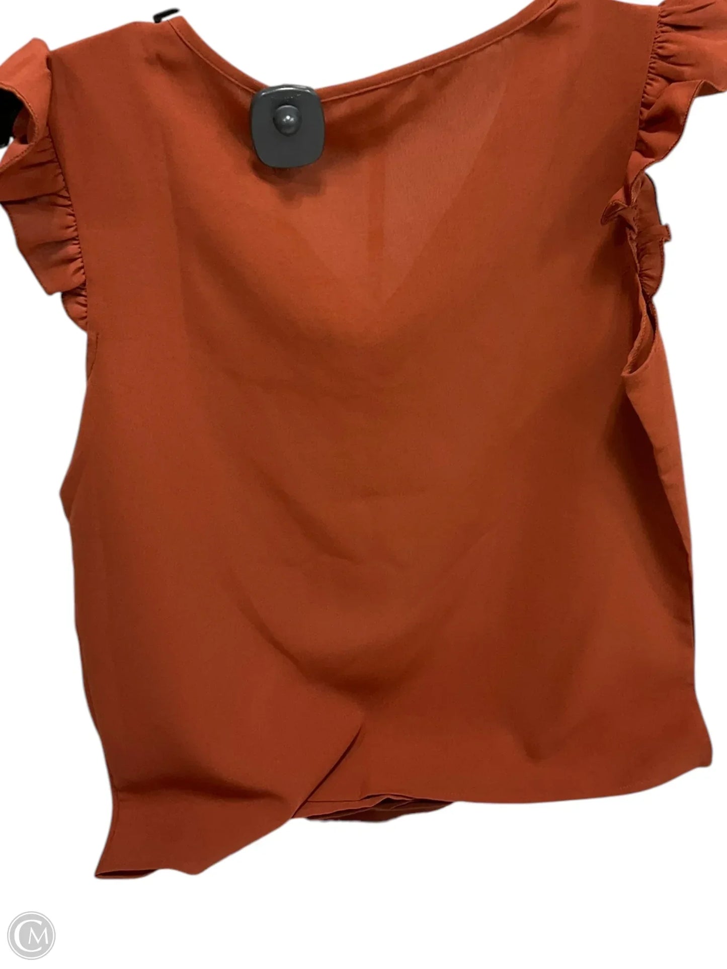 Top Sleeveless Basic By Shein In Orange, Size: S