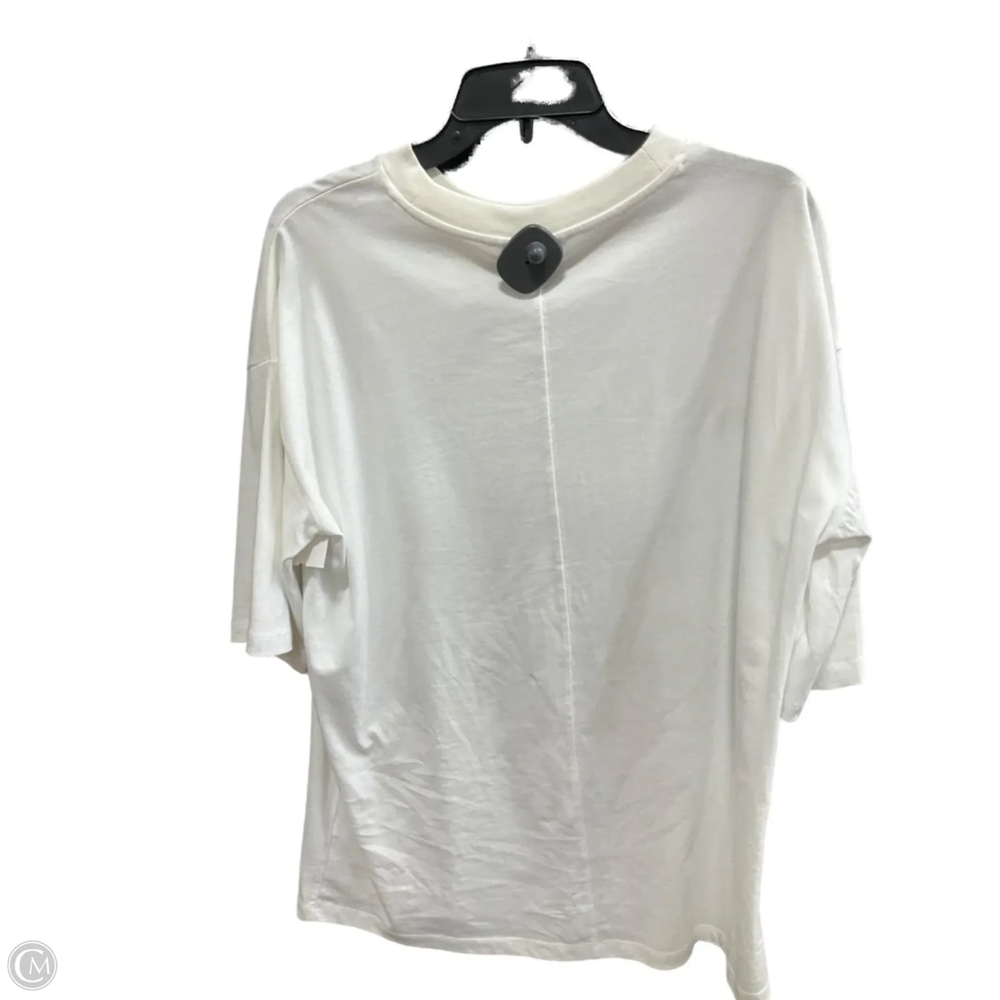 Top Short Sleeve Basic By Top Shop In Cream, Size: S