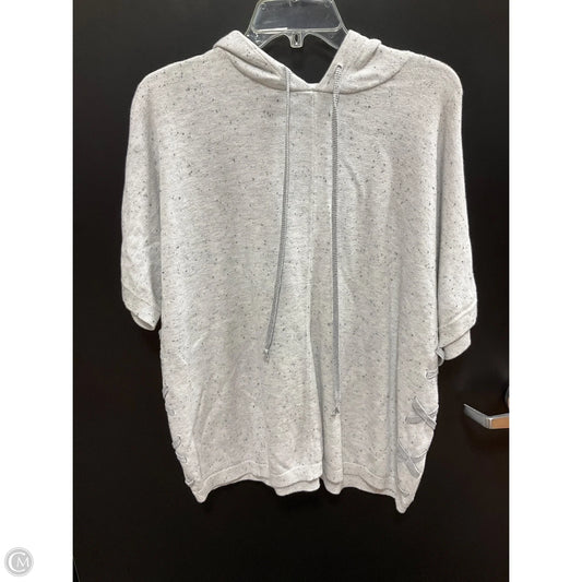 Sweater Short Sleeve By Cabi In Grey, Size: Xs