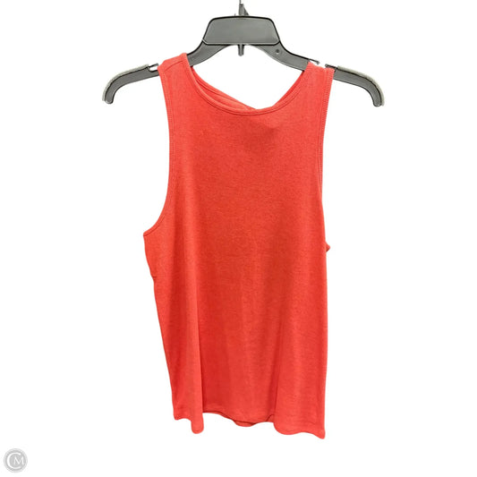 Top Sleeveless Basic By Loft In Orange, Size: Xl