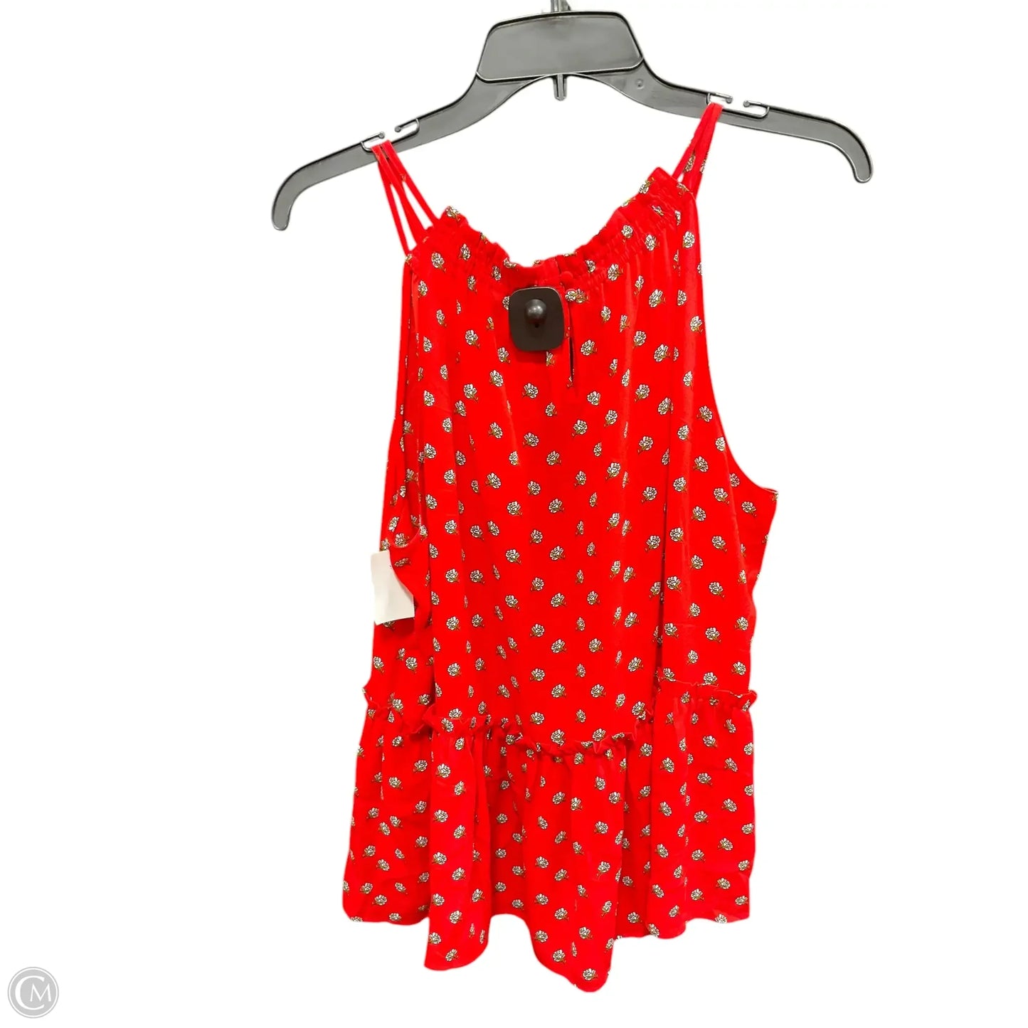 Top Sleeveless By Loft In Red, Size: Xl