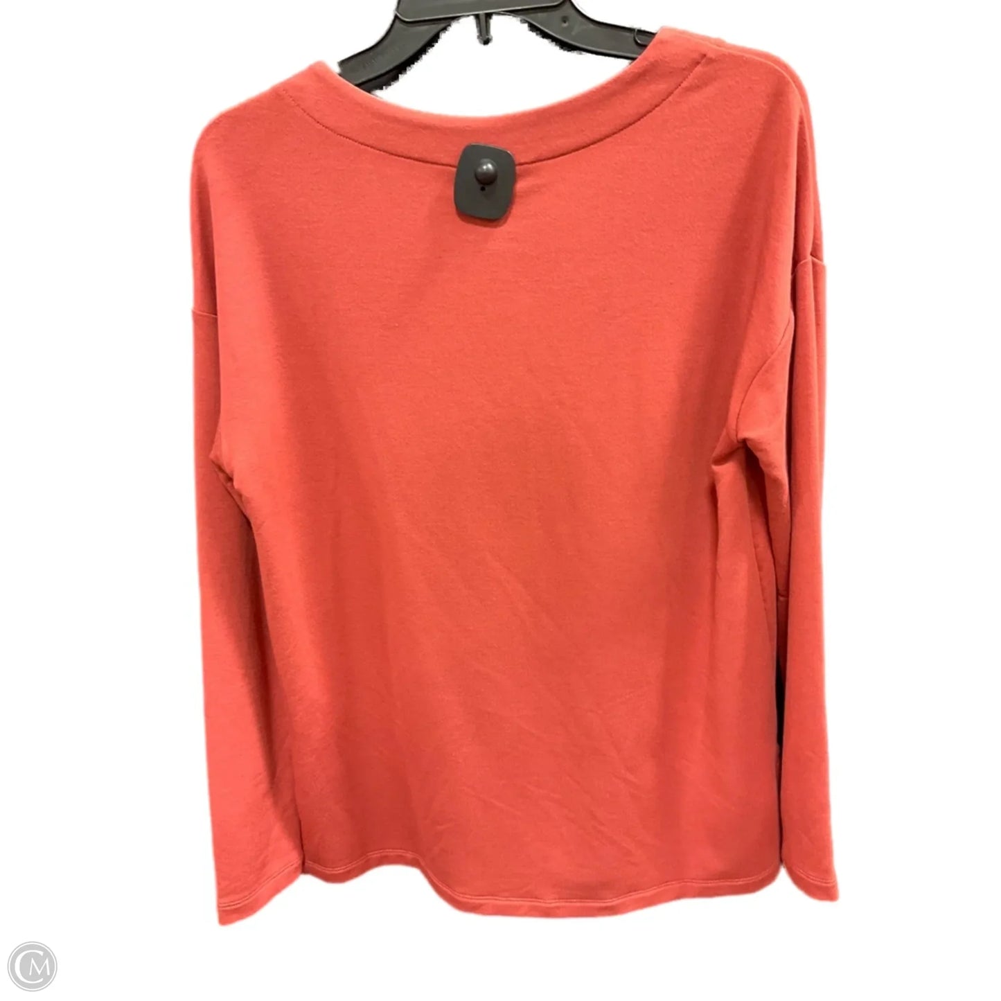 Top Long Sleeve Basic By Banana Republic In Orange, Size: S