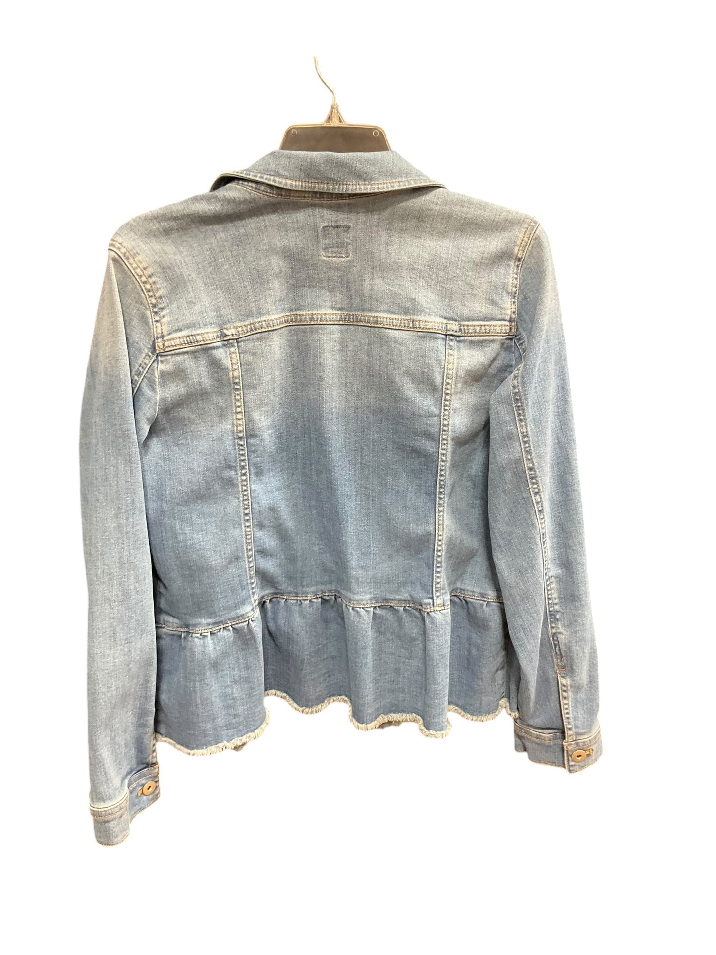 Jacket Denim By J. Jill In Blue Denim, Size: 6