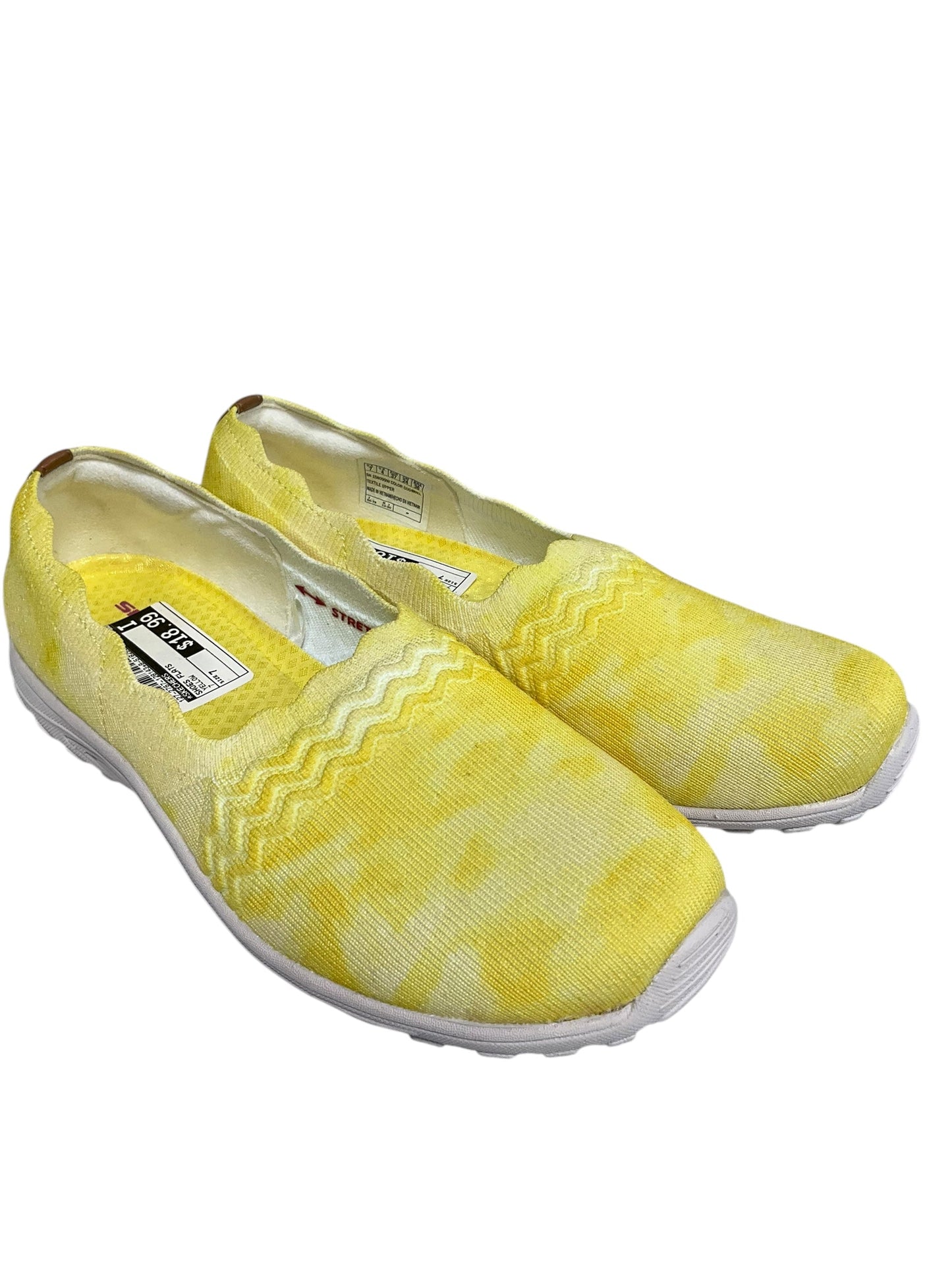 Shoes Flats By Skechers In Yellow, Size: 7