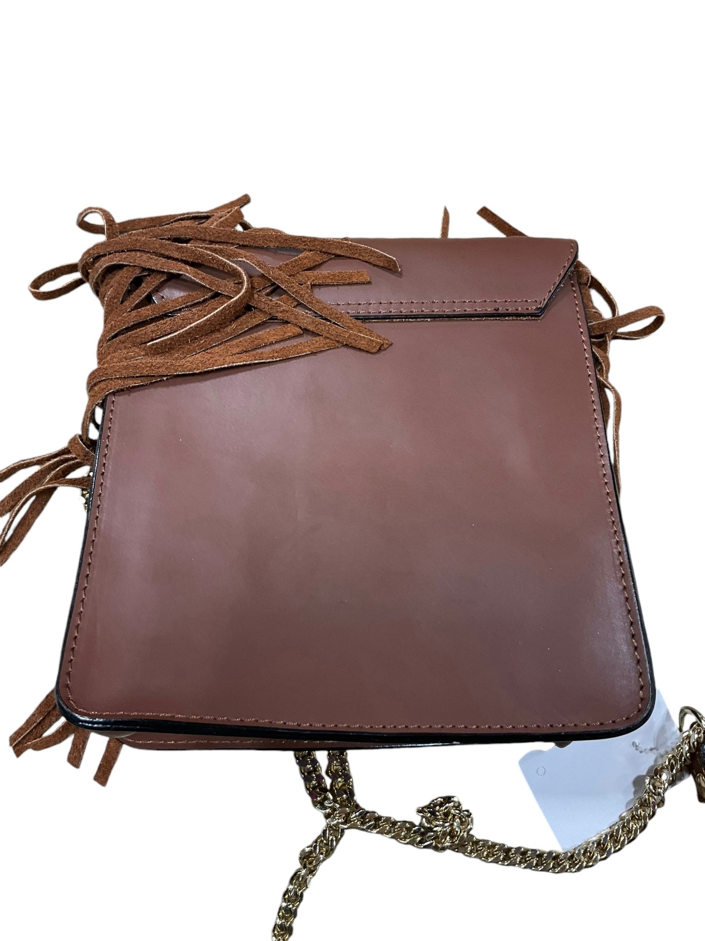 Crossbody Leather By Clothes Mentor, Size: Large