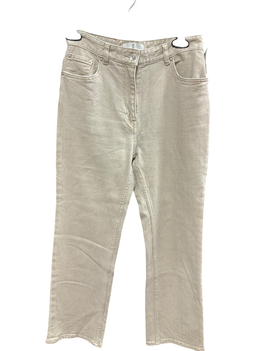 Jeans Straight By Clothes Mentor In Beige, Size: S