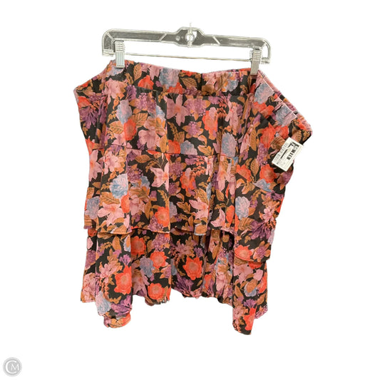 Skirt Mini & Short By Torrid In Floral Print, Size: 4x