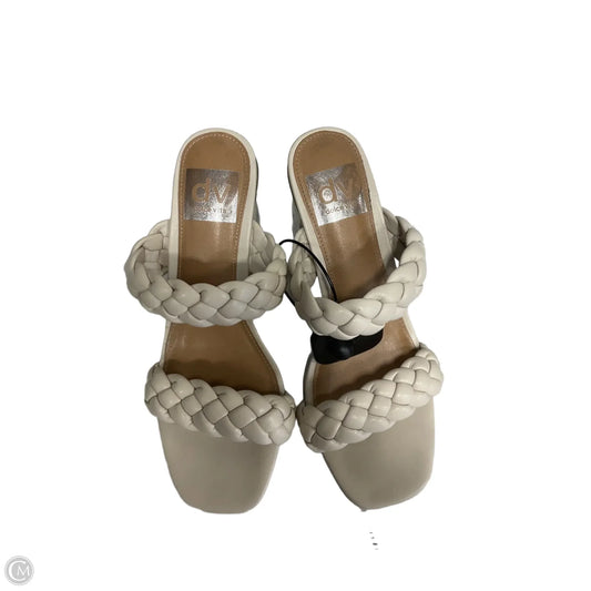 Sandals Heels Block By Dolce Vita In Tan, Size: 6.5