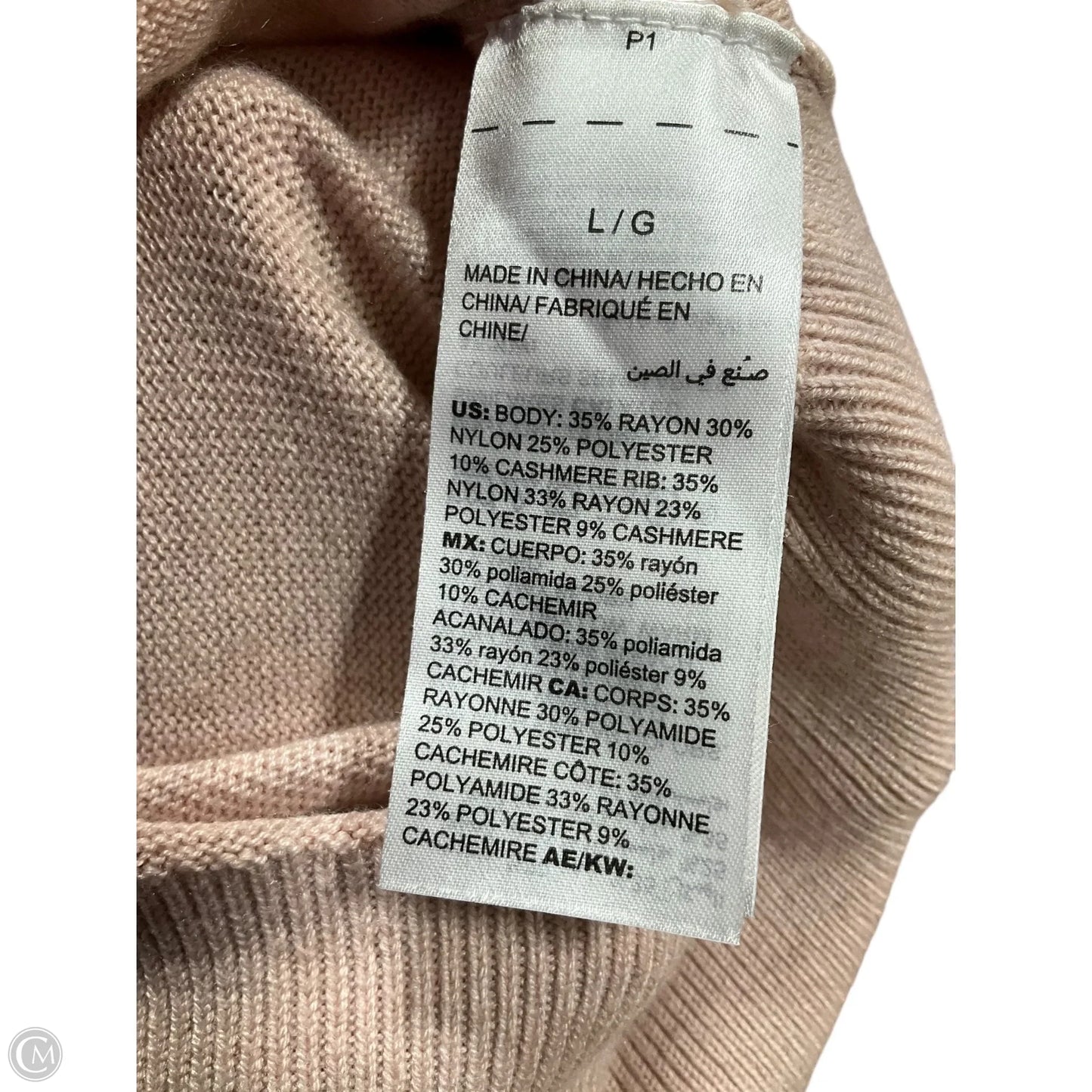 Sweater By White House Black Market In Pink, Size: L