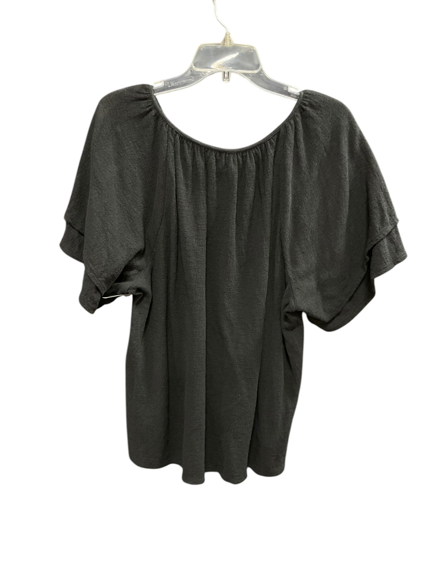 Top Short Sleeve Basic By Madewell In Black, Size: 2x