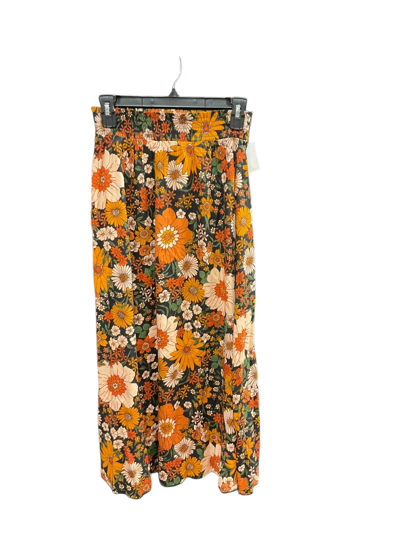 Skirt Midi By Natural Life In Floral Print, Size: S