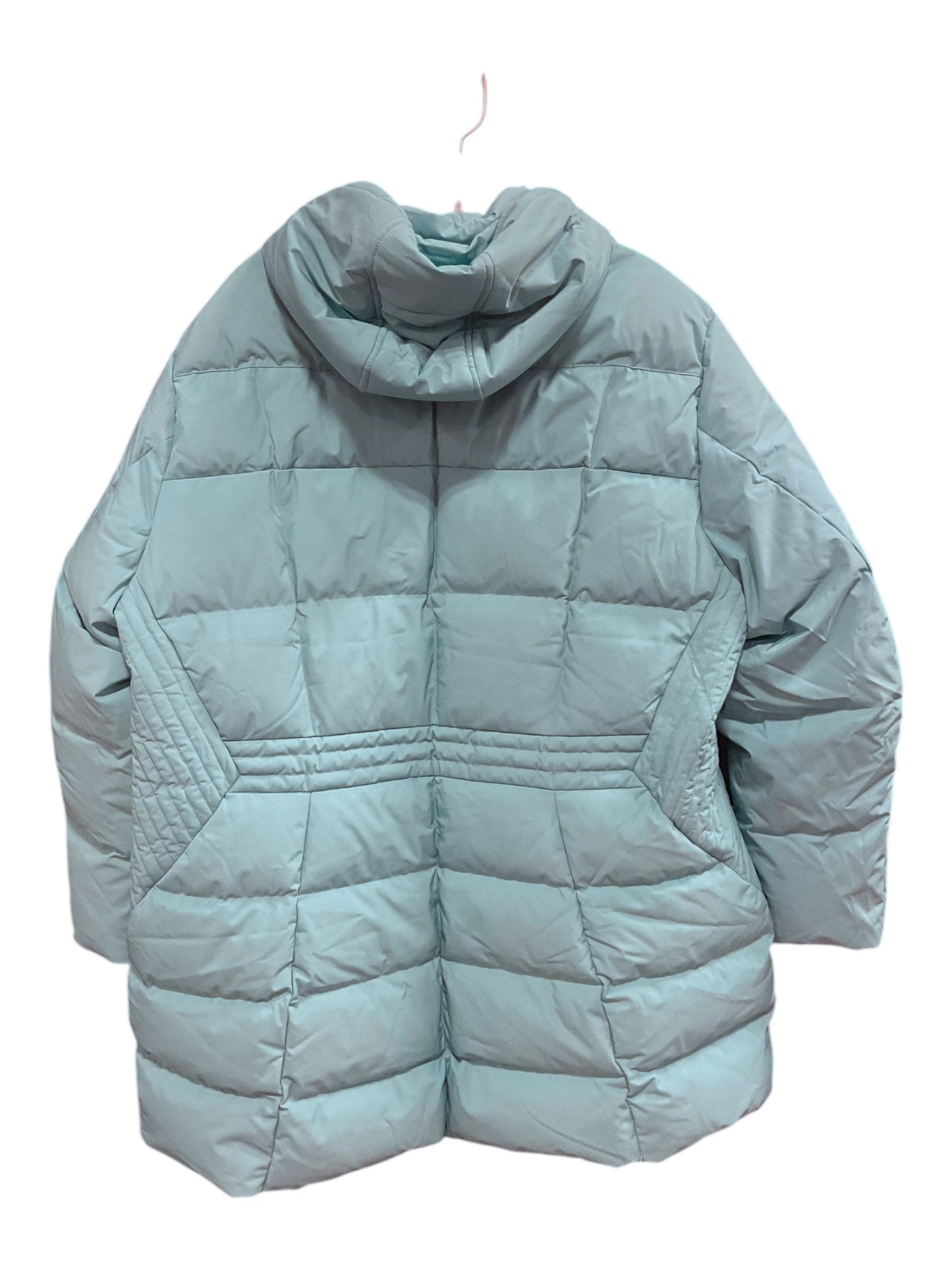 Coat Puffer & Quilted By Lands End In Blue, Size: 2x