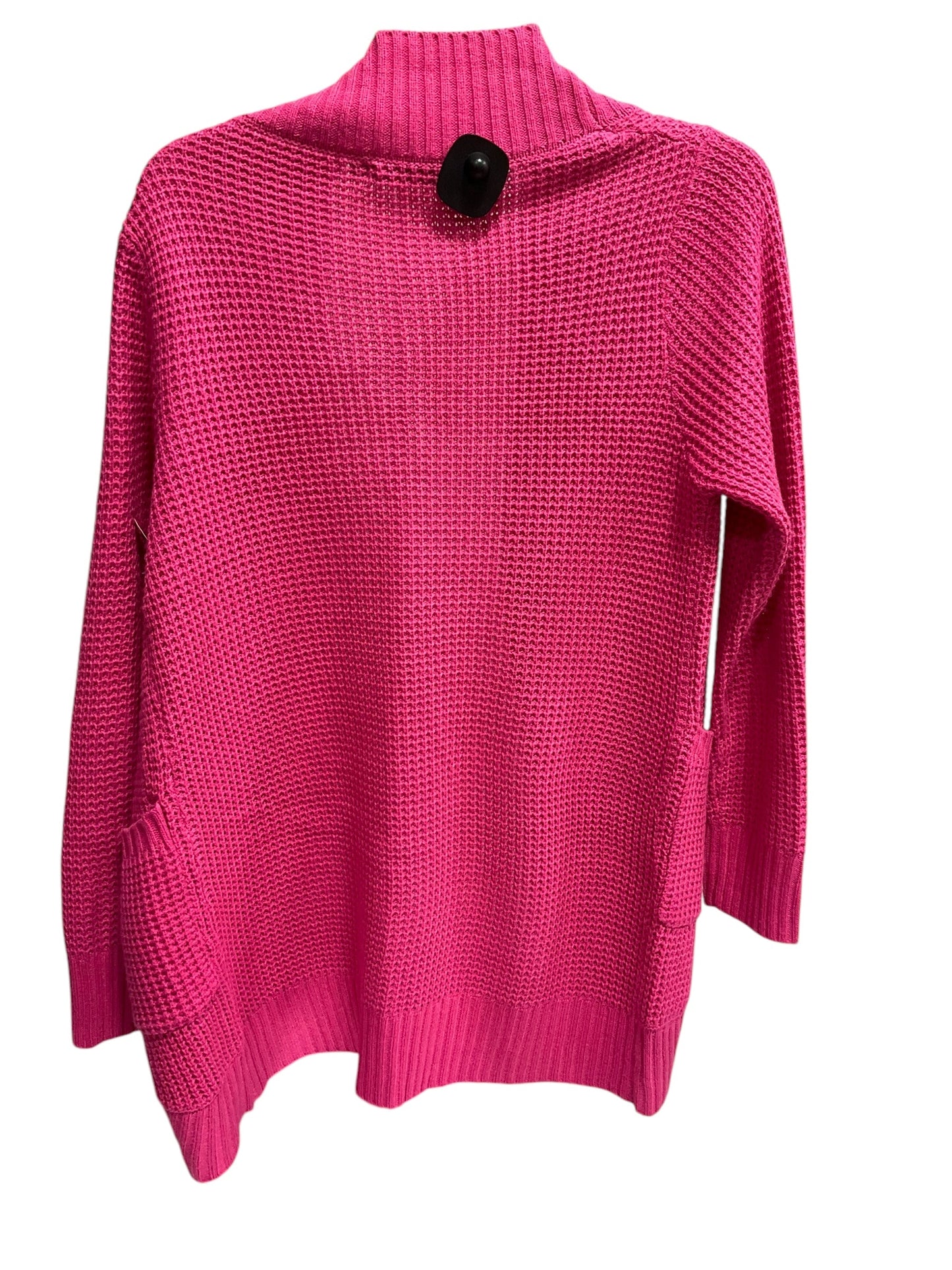 Sweater Cardigan By Clothes Mentor In Pink, Size: S