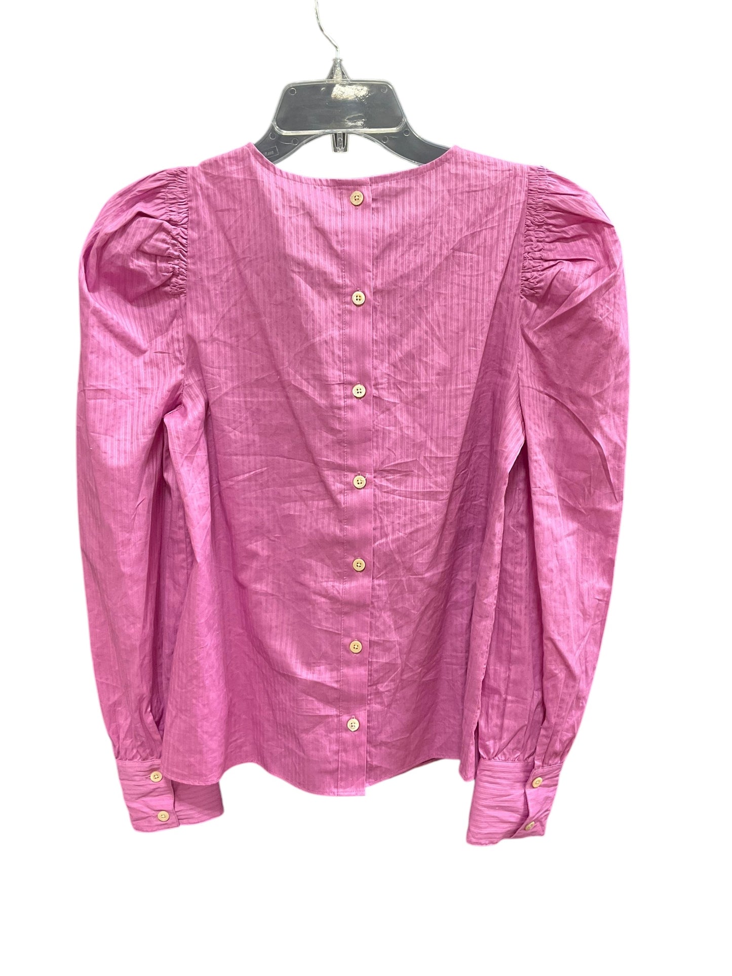 Top Long Sleeve Designer By Kate Spade In Pink, Size: Xs