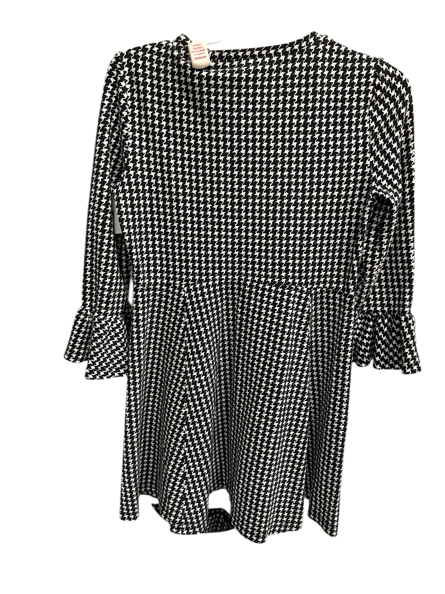 Dress Designer By Kate Spade In Black & White, Size: M