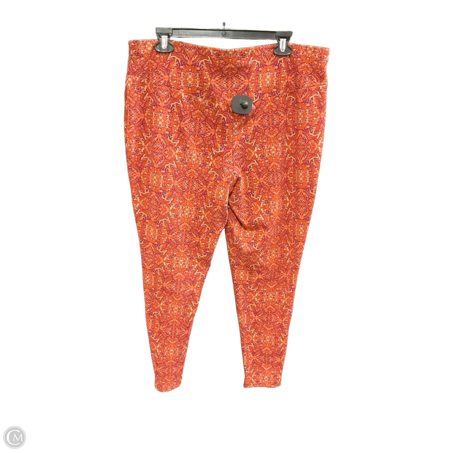 Pants Leggings By Terra & Sky In Orange, Size: 1x
