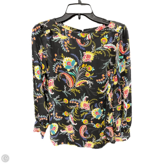 Top Long Sleeve Basic By Loft In Multi-colored, Size: Sp