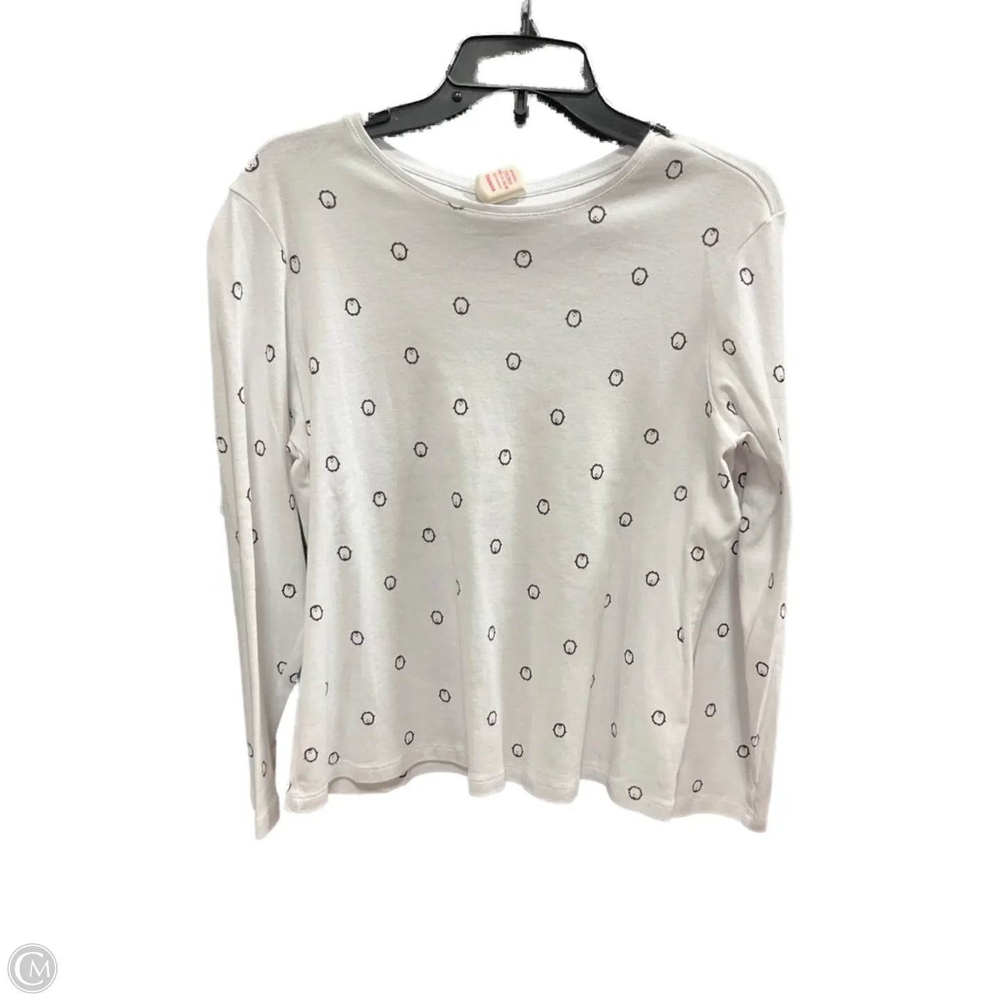 Top Long Sleeve Basic By Christopher And Banks In Animal Print, Size: Xlp